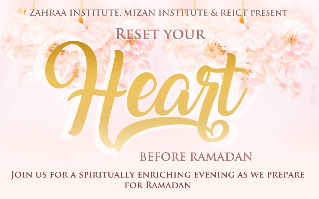 Reset your Heart before Ramadan