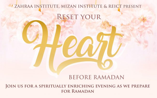 Reset your Heart before Ramadan
