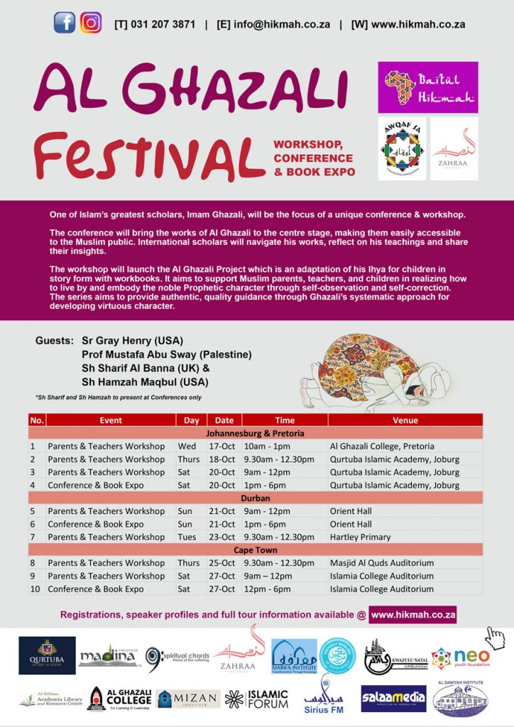 Al Ghazali Festival with Zahraa Institute