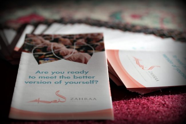 Zahraa Institute - Are you Ready to Meet the Better Version of Yourself?
